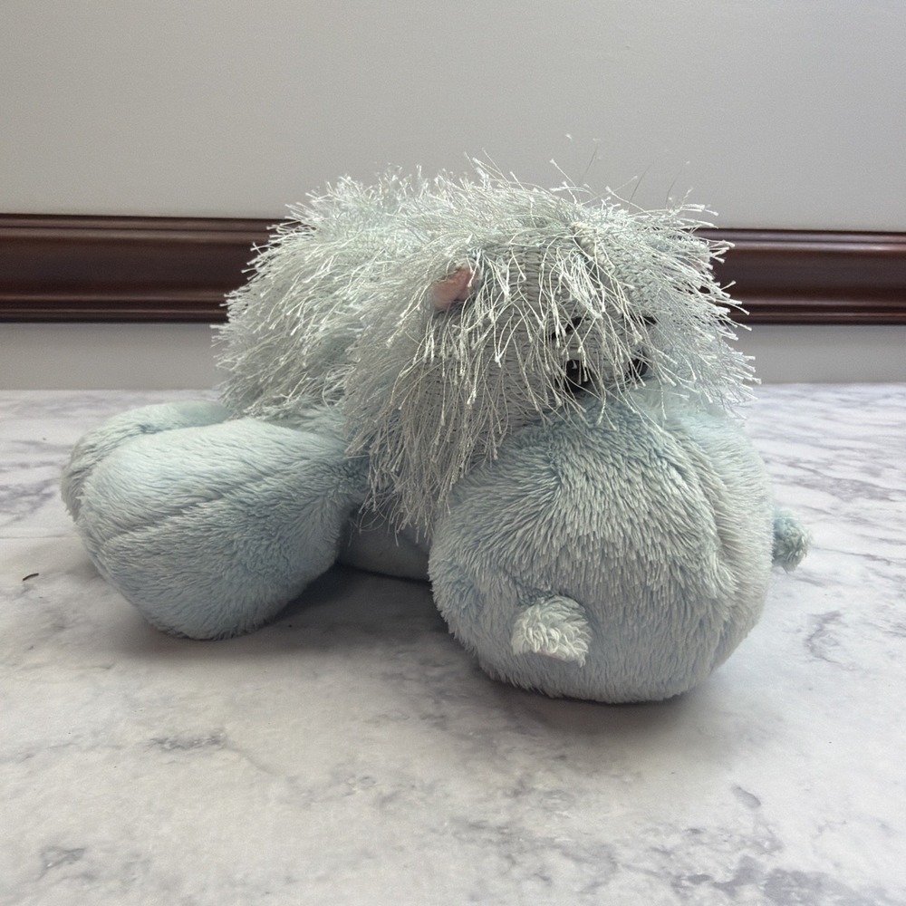 GANZ Webkinz Blue Hippo Plush Stuffed Animal True North Hippopotamus NO CODE